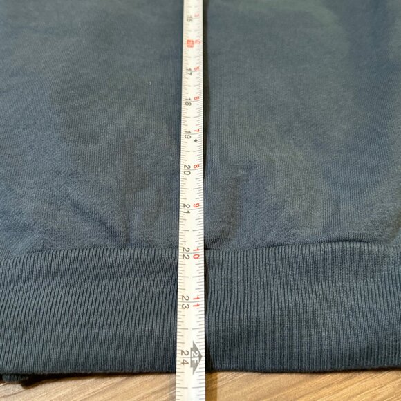 EVERLANE The Organic Cotton Bomber Jacket Full Zip in Blue Unisex Mens MD - Picture 9 of 9